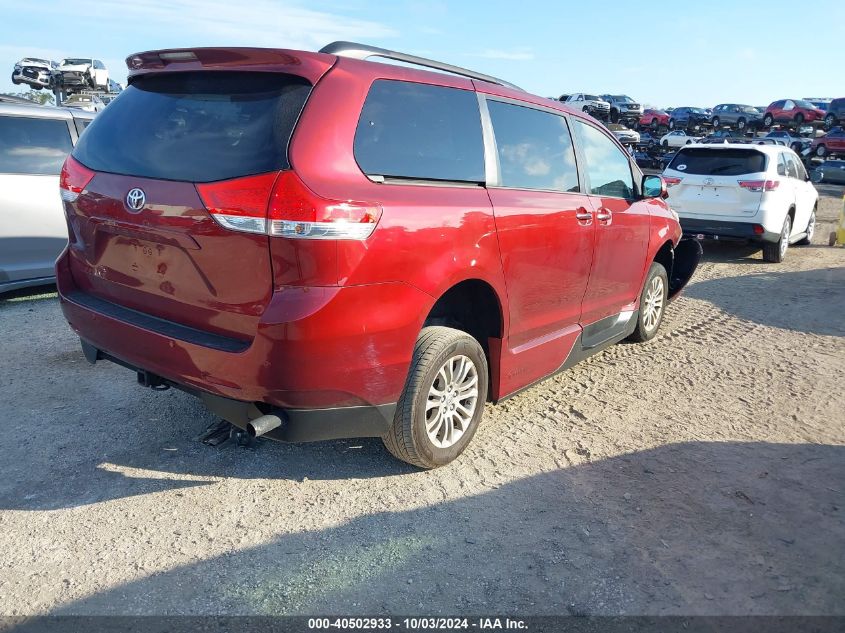 5TDYK3DCXES473671 2014 Toyota Sienna Xle V6 8 Passenger