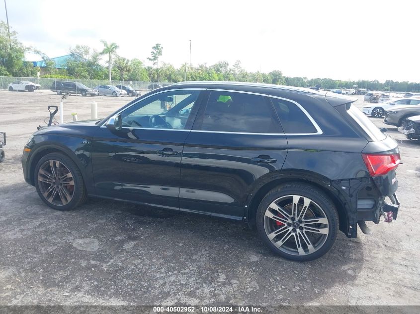 2018 Audi Sq5 3.0T Premium Plus VIN: WA1A4AFY3J2108866 Lot: 40502952