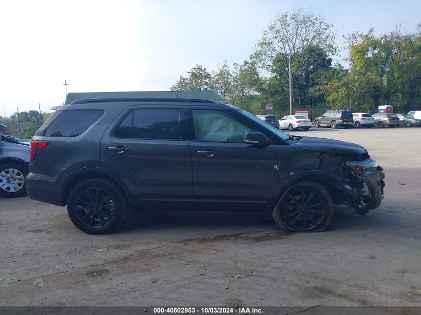 2017 Ford Explorer Xlt VIN: 1FM5K8D84HGE20809 Lot: 40502953