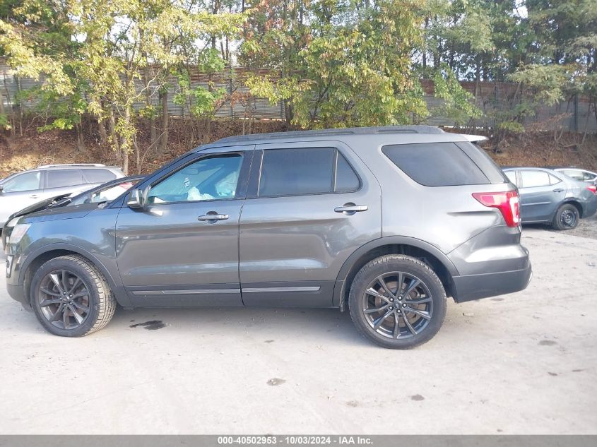 2017 Ford Explorer Xlt VIN: 1FM5K8D84HGE20809 Lot: 40502953