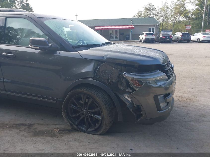 2017 Ford Explorer Xlt VIN: 1FM5K8D84HGE20809 Lot: 40502953