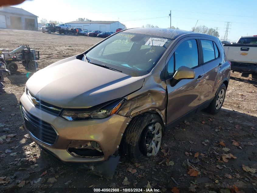 3GNCJKSB0JL369909 2018 CHEVROLET TRAX - Image 2