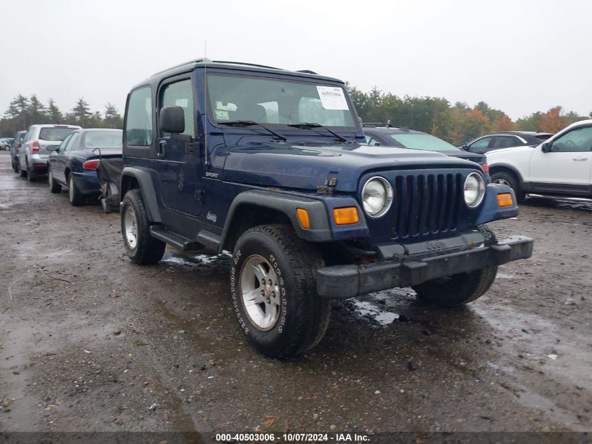 1J4FA49S46P710709 2006 Jeep Wrangler Sport