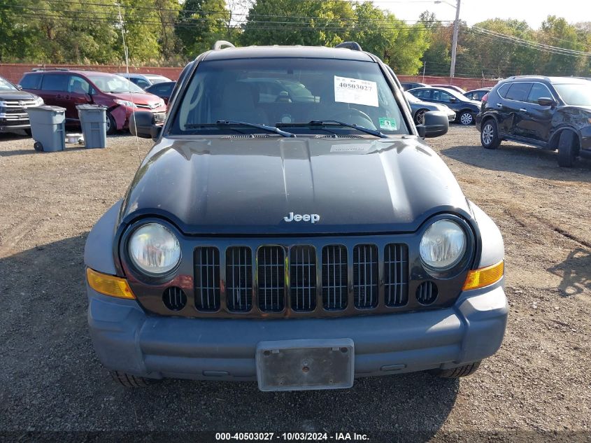 2006 Jeep Liberty Sport VIN: 1J4GL48K16W171245 Lot: 40503027