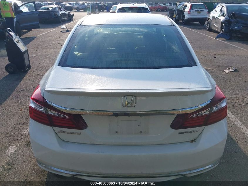 1HGCR2F57HA009657 2017 Honda Accord Sport