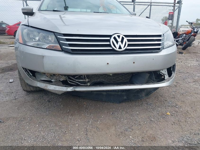 2013 Volkswagen Passat 2.5L Se VIN: 1VWBP7A32DC031483 Lot: 40503066