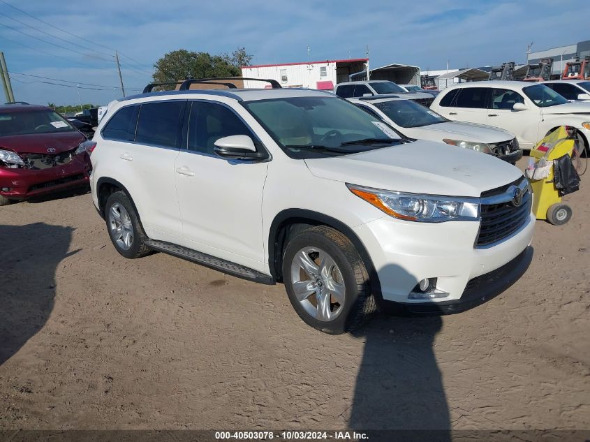 5TDYKRFH5GS173941 2016 TOYOTA HIGHLANDER - Image 1