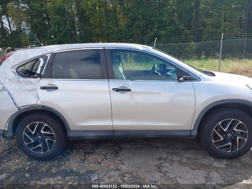 2016 Honda Cr-V Se VIN: 2HKRM4H46GH696936 Lot: 40503132