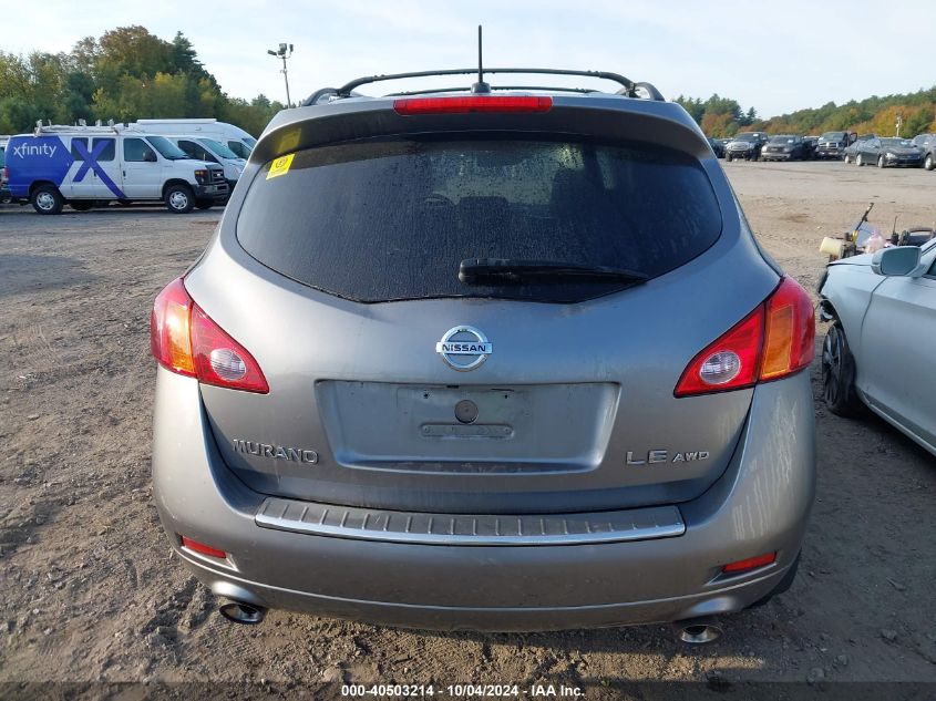 JN8AZ1MW8AW112949 2010 Nissan Murano Le