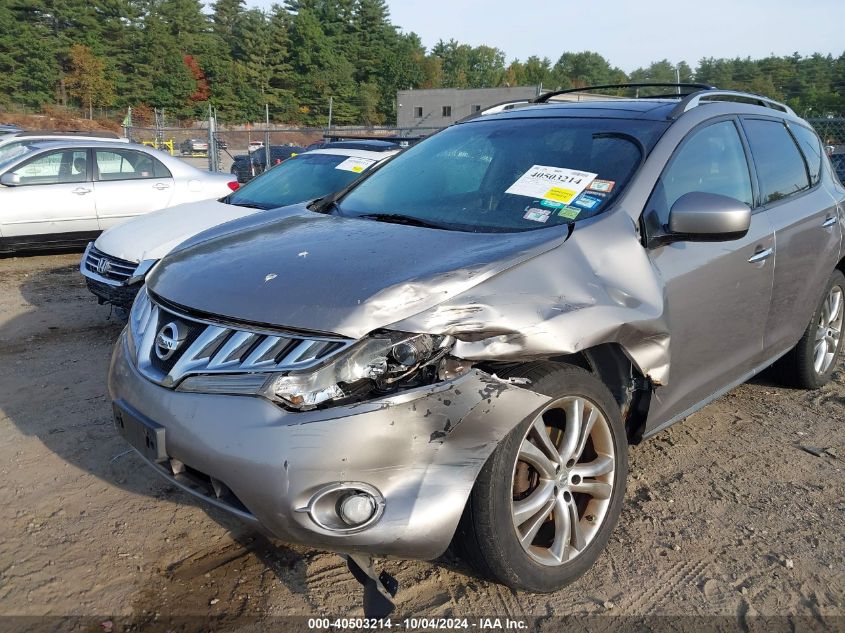 JN8AZ1MW8AW112949 2010 Nissan Murano Le