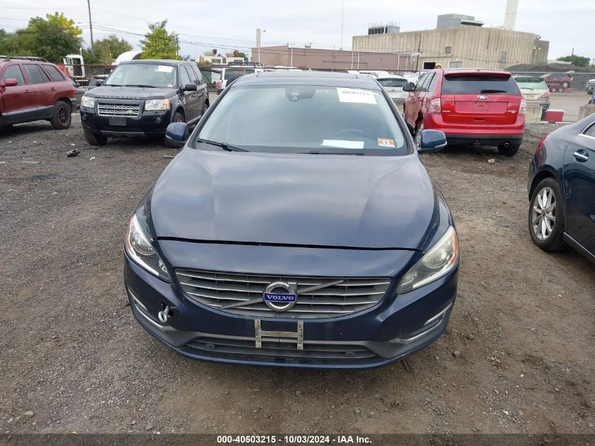 2015 Volvo S60 T5 Premier VIN: YV1612TK3F2362315 Lot: 40503215