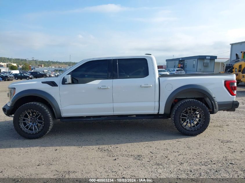 2022 Ford F-150 Raptor VIN: 1FTFW1RG9NFB04330 Lot: 40503234