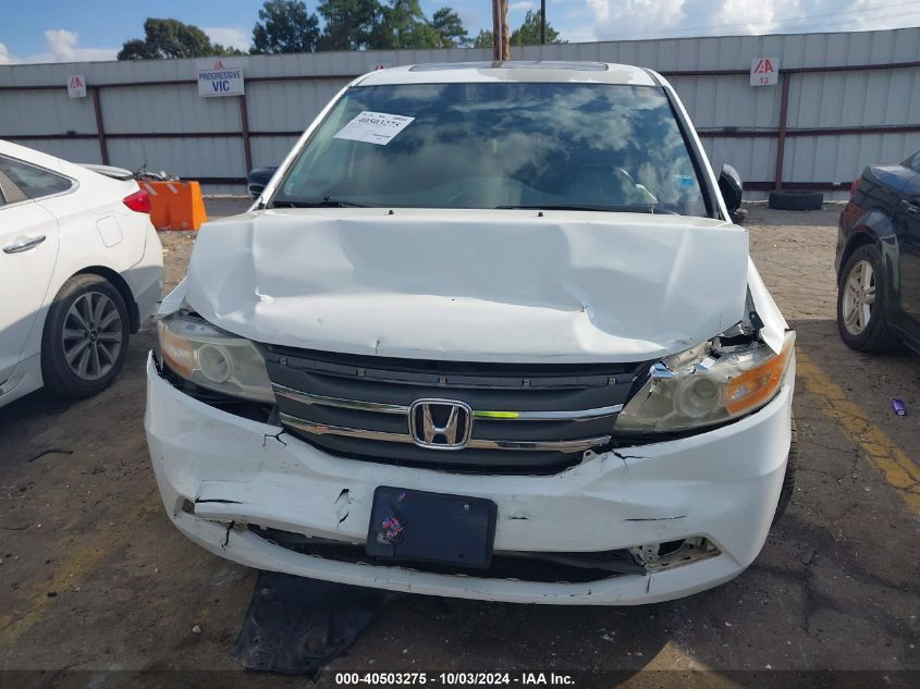 2013 Honda Odyssey Ex-L VIN: 5FNRL5H60DB074014 Lot: 40503275