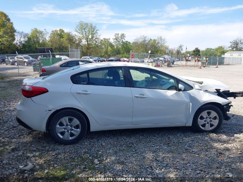 2016 Kia Forte Lx VIN: KNAFK4A64G5597436 Lot: 40503378