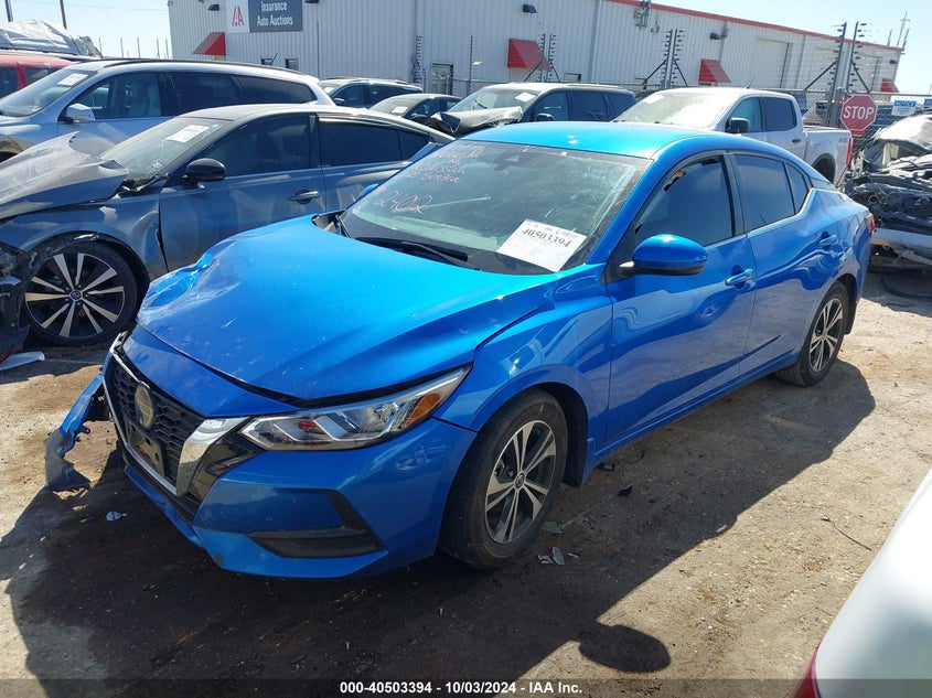 VIN 3N1AB8CV9PY292402 2023 NISSAN SENTRA SV XTRONIC CVT