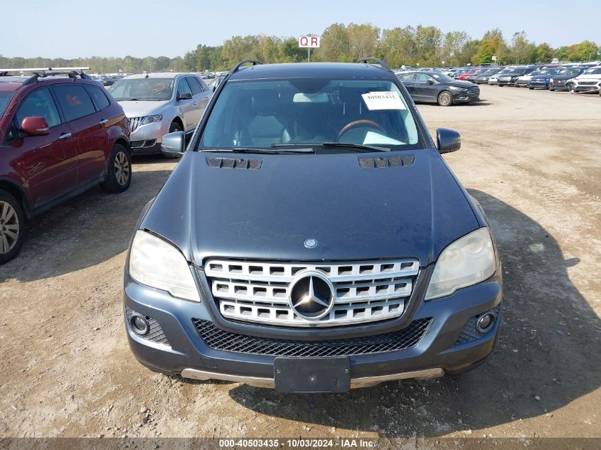 2011 Mercedes-Benz Ml 350 4Matic VIN: 4JGBB8GB6BA677460 Lot: 40503435