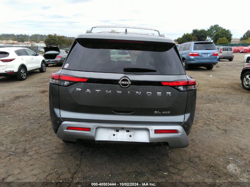 2022 Nissan Pathfinder Sl 4Wd VIN: 5N1DR3CC3NC247528 Lot: 40503444