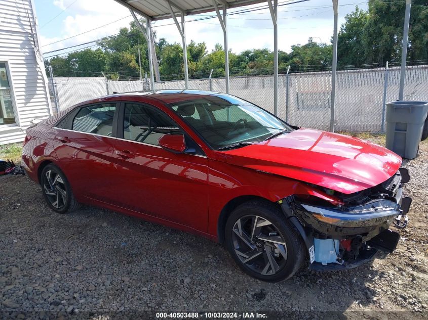 VIN KMHLS4DG1RU695127 2024 HYUNDAI ELANTRA SEL