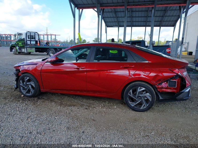 2024 Hyundai Elantra Sel VIN: KMHLS4DG1RU695127 Lot: 40503488