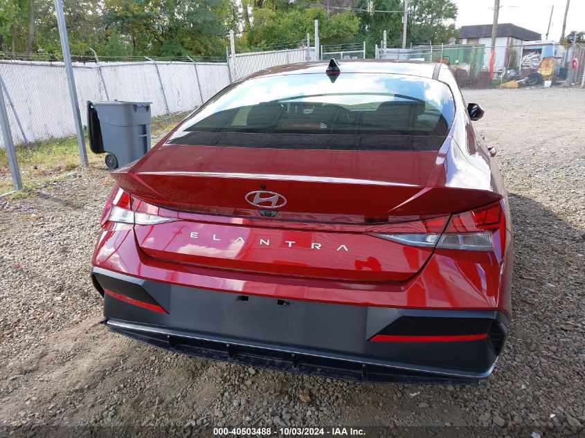 2024 Hyundai Elantra Sel VIN: KMHLS4DG1RU695127 Lot: 40503488