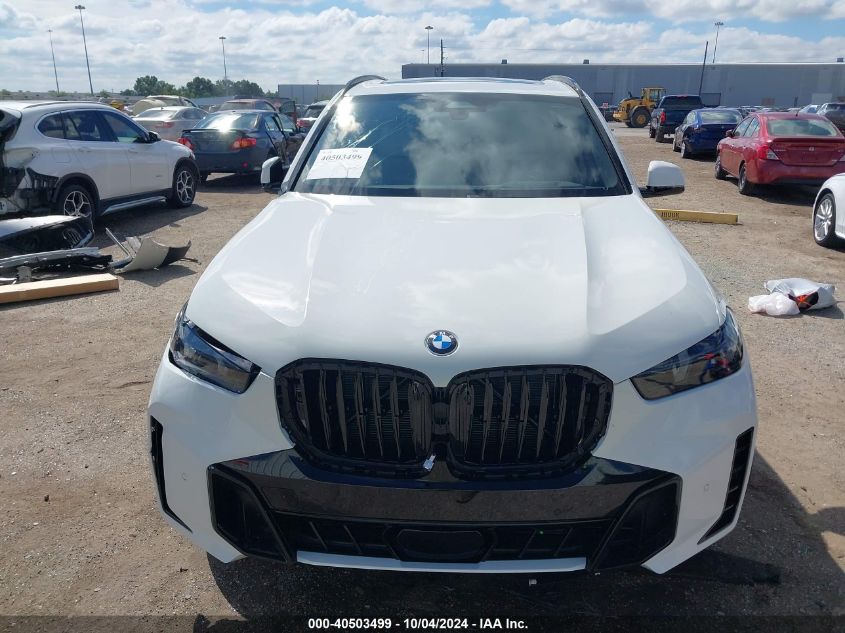 2025 BMW X5 Sdrive40I VIN: 5UX13EU01S9X74371 Lot: 40503499