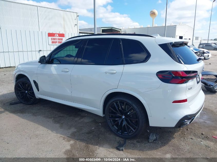 2025 BMW X5 Sdrive40I VIN: 5UX13EU01S9X74371 Lot: 40503499