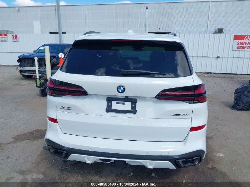 5UX13EU01S9X74371 2025 BMW X5 Sdrive40I