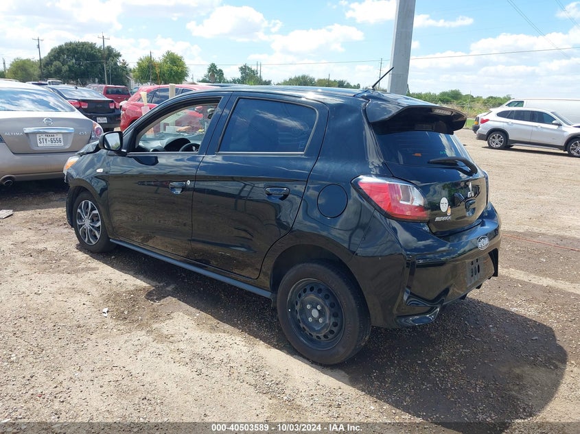 VIN ML32AUHJ3MH010770 2021 MITSUBISHI MIRAGE CARBONITE EDITION/ES/LE