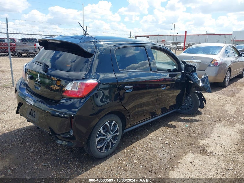 VIN ML32AUHJ3MH010770 2021 MITSUBISHI MIRAGE CARBONITE EDITION/ES/LE