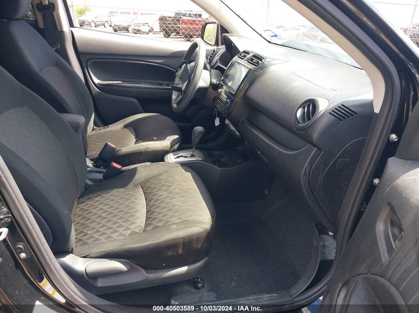 VIN ML32AUHJ3MH010770 2021 MITSUBISHI MIRAGE CARBONITE EDITION/ES/LE