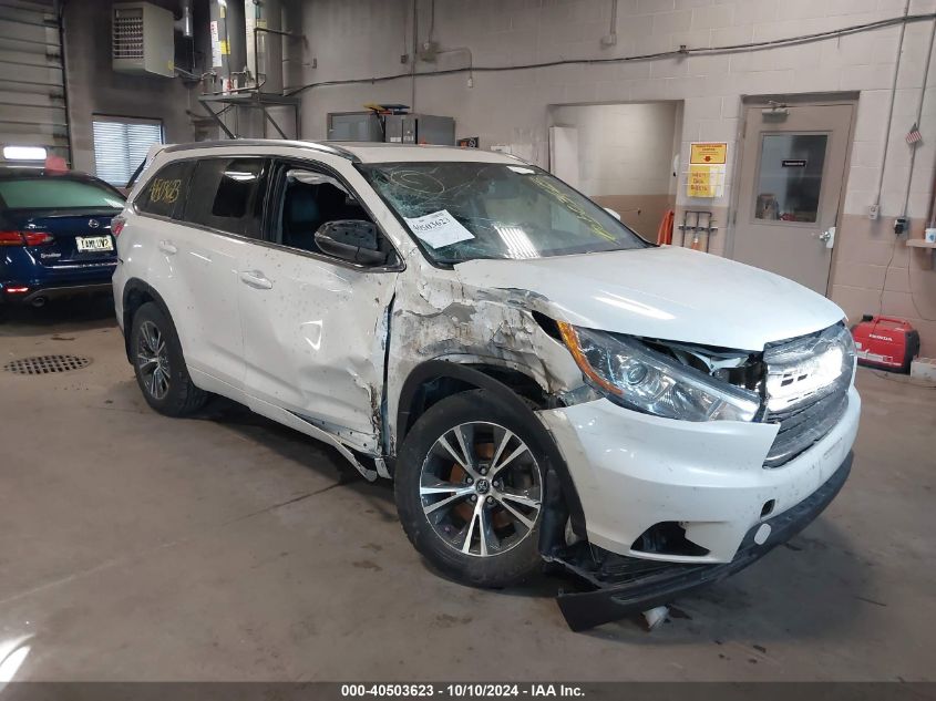 5TDJKRFH1GS350454 2016 TOYOTA HIGHLANDER - Image 1