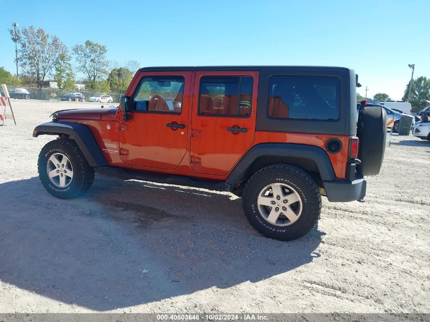 2014 Jeep Wrangler Unlimited Sport VIN: 1C4BJWDG0EL232457 Lot: 40503648