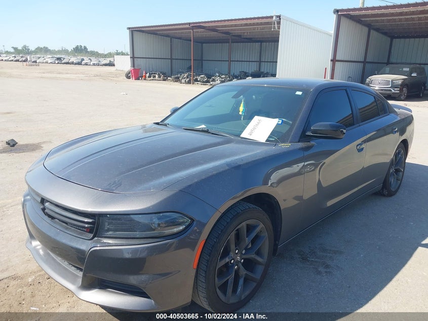 VIN 2C3CDXBG8NH186219 2022 DODGE CHARGER SXT RWD