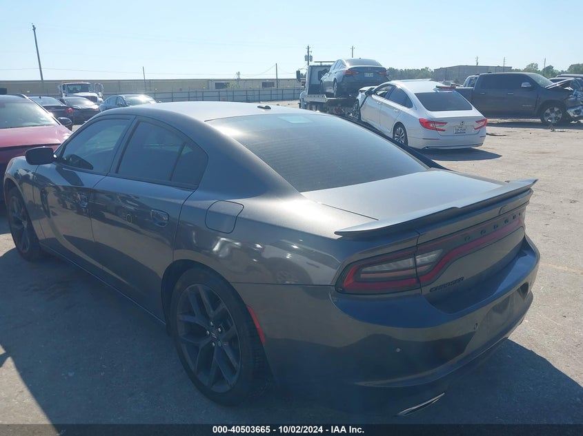 VIN 2C3CDXBG8NH186219 2022 DODGE CHARGER SXT RWD