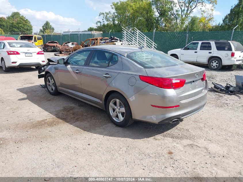 2015 KIA OPTIMA LX - 5XXGM4A74FG437724