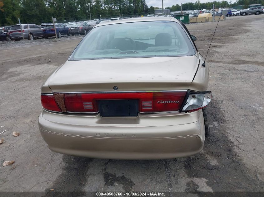 2G4WS52J641329850 2004 Buick Century