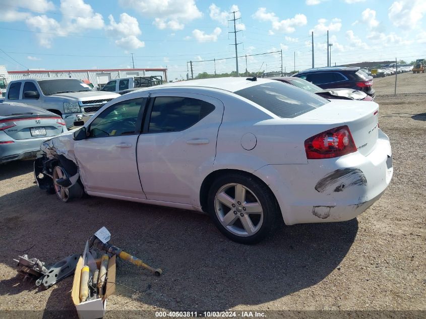 1C3CDZCB7CN147706 2012 Dodge Avenger Sxt