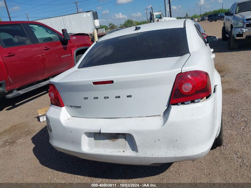 1C3CDZCB7CN147706 2012 Dodge Avenger Sxt