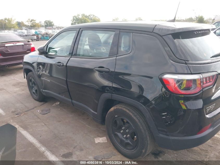 2020 Jeep Compass Sport Fwd VIN: 3C4NJCAB4LT236632 Lot: 40503816