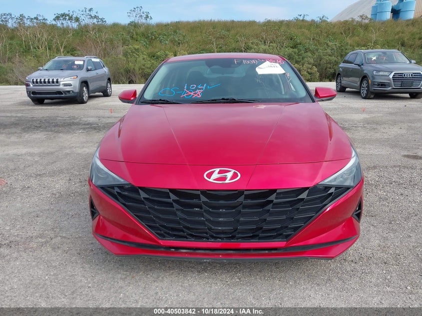 VIN 5NPLM4AG7MH002406 2021 HYUNDAI ELANTRA SEL