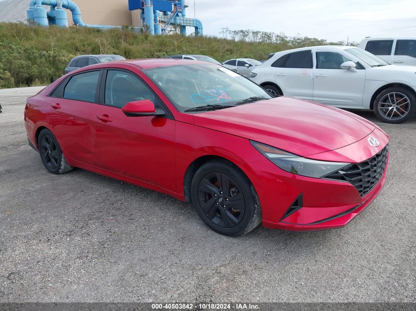 VIN 5NPLM4AG7MH002406 2021 HYUNDAI ELANTRA SEL