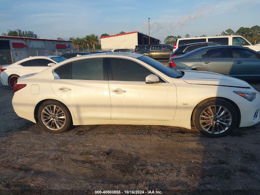 2019 Infiniti Q50 3.0T Luxe/3.0T Signature Edition/3.0T Sport VIN: JN1EV7AP3KM557969 Lot: 40503855