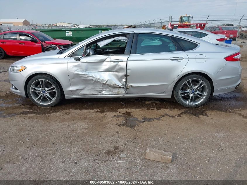 3FA6P0K98ER291314 2014 Ford Fusion Titanium