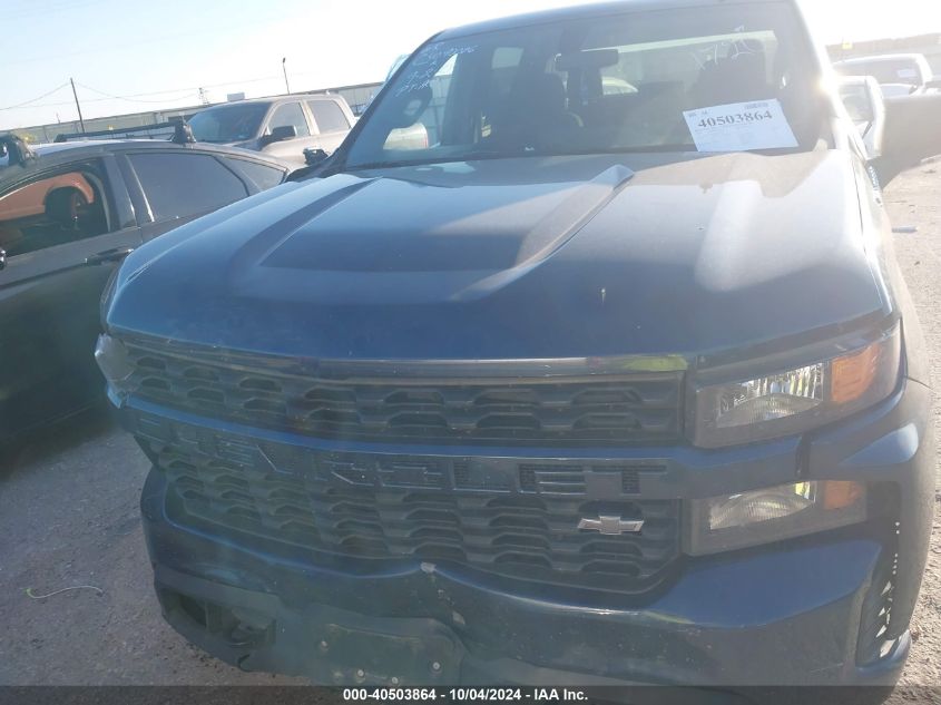 2020 Chevrolet Silverado 1500 2Wd Short Bed Custom VIN: 1GCPWBEK7LZ351720 Lot: 40503864