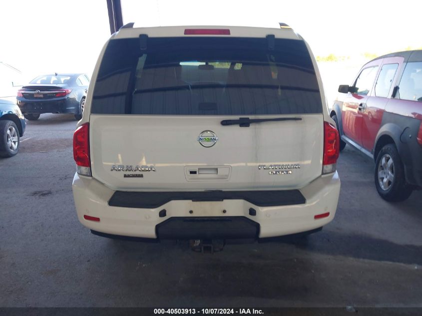 2012 Nissan Armada Platinum VIN: 5N1BA0NE1CN618523 Lot: 40503913