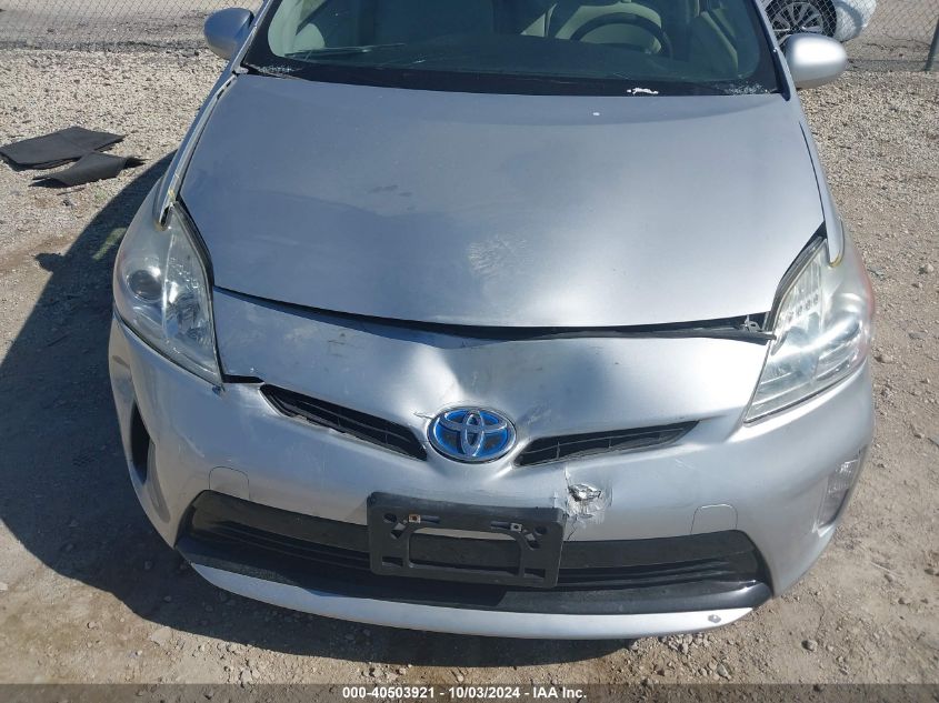 2013 Toyota Prius Two VIN: JTDKN3DU6D5651554 Lot: 40503921