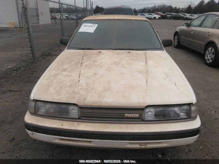 1990 Mazda 626 Dx/Lx VIN: 1YVGD22B1L5268943 Lot: 40503944