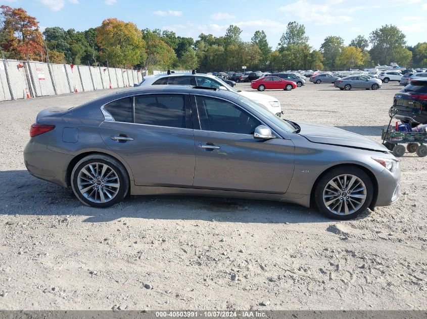 2018 Infiniti Q50 3.0T Luxe VIN: JN1EV7AR4JM610137 Lot: 40503991