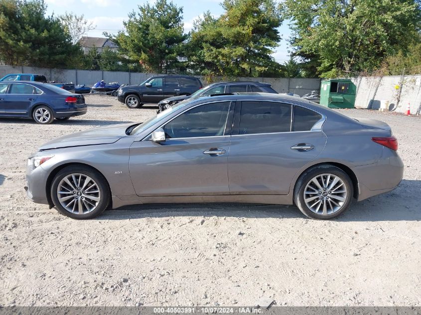 2018 Infiniti Q50 3.0T Luxe VIN: JN1EV7AR4JM610137 Lot: 40503991