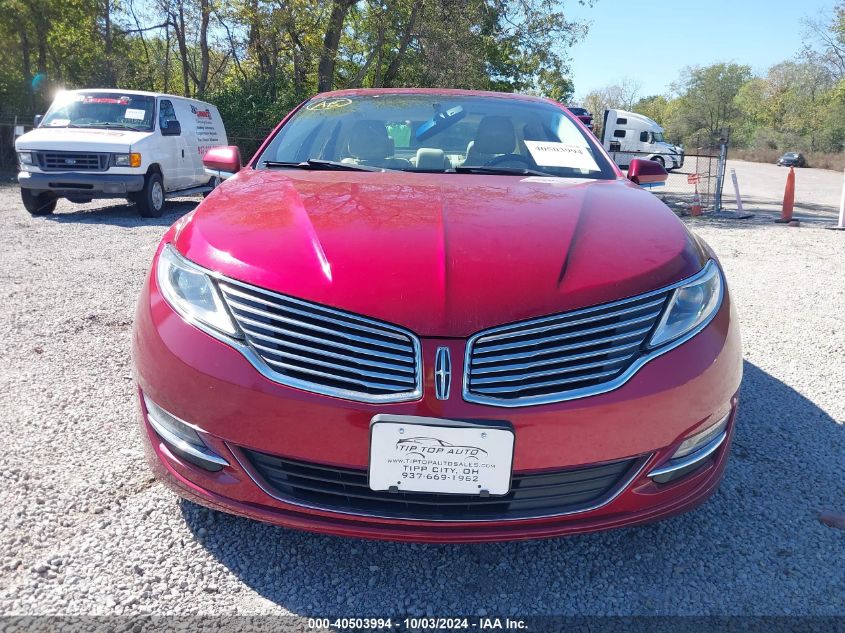 2015 Lincoln Mkz VIN: 3LN6L2G95FR616282 Lot: 40503994